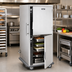Thumbnail image #2 for Mobile Split-Cavity Heated Holding Cabinet with Half Doors and Humi-Temp Heat System