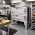 Thumbnail image #2 for Lang® Marine Double Deck-Type Electric Bake Oven, 38 x 30 x 8 Inch Sections, 12 kW, 16 Inch Bolt-Down Legs