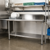Thumbnail image #2 for John Boos Stainless Steel Dishtable Undershelf, 41-5/8
