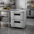 Thumbnail image #2 for Hoshizaki Steelheart UF27B-D2 27-Inch Undercounter Two-Drawer Freezer, 7.2 Cu. Ft., Stainless Steel
