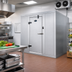 Thumbnail image #2 for AmeriKooler Outdoor Quick Ship 6 ft x 6 ft Walk-In Cooler with Floor and Remote R-448A Refrigeration