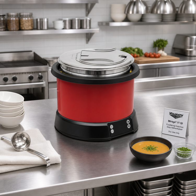 Product image #3 for Vollrath Mirage® 11 Qt Countertop Dry-Use Induction Soup Rethermalizer
