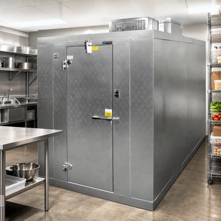 Product image #2 for Master-Bilt QS Series Outdoor -10°F Walk-In Freezer, 6' x 14' x 7'7" H, With Floor, Self-Contained R290 Capsule Pak ECO