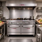 Thumbnail image #2 for Southbend (Middleby) Ultimate 4606DC-2G 60-Inch Commercial Gas Range with 5 Burners, 24-Inch Griddle, Standard Oven & Cabinet Base