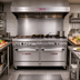 Thumbnail image #2 for Southbend Ultimate 60-Inch Commercial Gas Restaurant Range with 3 Star/Saute Burners, 2 Pyromax Burners, 24-Inch Griddle, Standard Oven and Cabinet Base