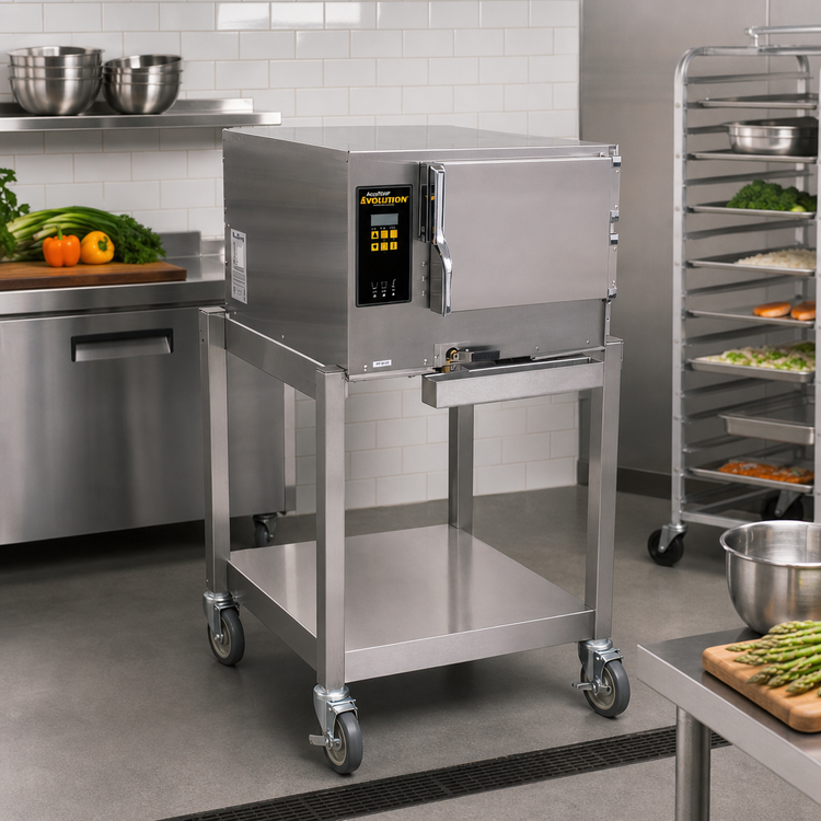 Product image #2 for AccuTemp Evolution Connected Boilerless Electric Convection Steamer, Single-Compartment, 3-Pan Capacity, 208V