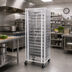 Thumbnail image #2 for Panco Full-Height Clear Vinyl Rack Cover with Dual Zippers, 24 x 30 x 69 Inches