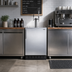 Thumbnail image #2 for Summit Commercial 24-Inch Dual Tap Cold Brew/Nitro Coffee Kegerator, 5.3 Cu. Ft., Convertible Refrigerator