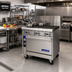 Thumbnail image #2 for Imperial Spec Series 36-Inch Heavy Duty 6 Open Burner Gas Range with Open Cabinet Base, 240,000 BTU