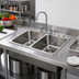 Thumbnail image #2 for Advance Tabco Smart Series 2-Compartment Self-Rimming Drop-In Sink, 33-1/2