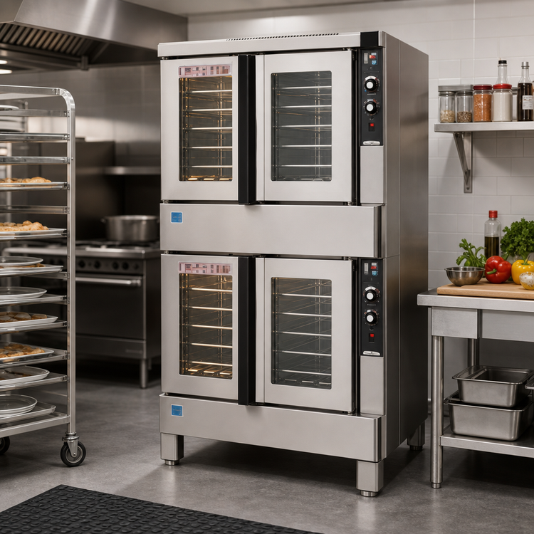 Product image #2 for Zephaire Series Double-Deck Full-Size Electric Convection Oven, Standard Depth