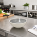 Thumbnail image #3 for Grove 20 oz. Smoke Gray Melamine Soup Bowl, 6 Inch Round Rimmed