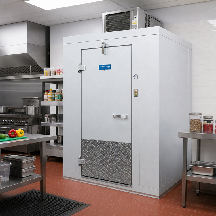 Product image #2 for Arctic Industries Blue Line Indoor Floorless Walk-In Cooler, 9'10" x 6'0" x 7'4", Remote Refrigeration