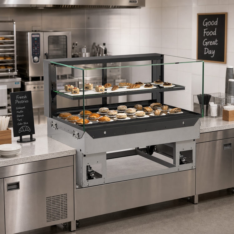 Product image #2 for Reveal® Non-Refrigerated Slide-In Full-Service Counter Case, 35-3/4-Inch Wide