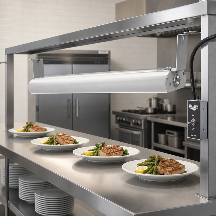 Product image #2 for Vollrath Low Profile 78-Inch Unlighted Strip Heat Lamp with Remote Toggle Switch, 120V