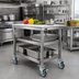 Thumbnail image #2 for Krowne Royal Series Heavy Duty 5-Inch Swivel Plate Casters with Brake, Set of 4