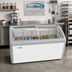 Thumbnail image #2 for KoolMore 60-Inch 16 Cu. Ft. Ice Cream Display Chest Freezer with Sliding Glass Top Doors