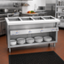 Thumbnail image #2 for Thurmaduke E-5-DLSS 5-Well Electric Steamtable Unit with Cutting Board and Dish Shelf