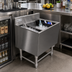 Thumbnail image #2 for Steel Works Stainless Underbar Ice Chest with 18-Gauge 304 Stainless Steel Construction and 12-Inch Deep Bin
