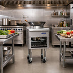 Thumbnail image #2 for Imperial (Middleby) ISP-J-W-13 18-Inch Floor-Model Mandarin Gas Wok Range with 13-Inch Wok Opening, 125,000 BTU