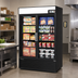 Thumbnail image #2 for Turbo Air Two-Section Swing Door Glass Door Merchandiser Freezer, 39.88 Cu. Ft., Bottom-Mount, Black, 115V