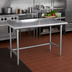 Thumbnail image #2 for Advance Tabco Special Value Series 60-Inch x 24-Inch Stainless Steel Work Table with Rear Up-Turn