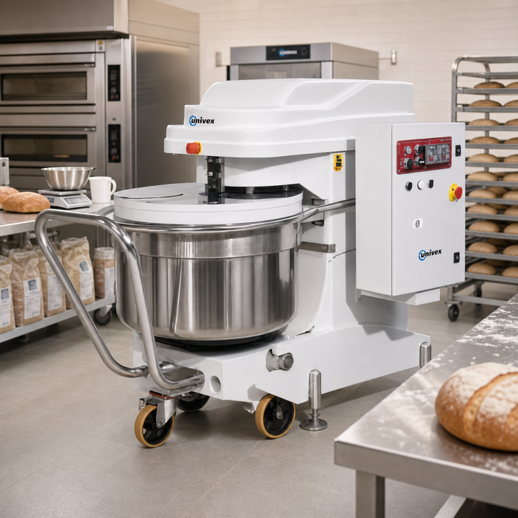 Product image #2 for Univex Silverline SL200RB 306 Qt. Spiral Mixer with Removable Bowl, 440 Lb. Dough Capacity