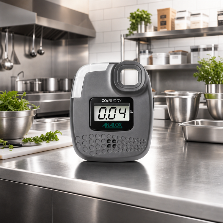 Product image #2 for Analox CO2 Buddy Portable CO2 Alarm System