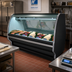 Thumbnail image #2 for Howard-McCray 40E Series 99.5-Inch Remote Curved Glass Fish/Poultry Service Case with LED Lighting