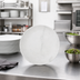 Thumbnail image #2 for Ridge 9-Inch Freeform Melamine Salad Plate, White Marble