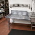 Thumbnail image #2 for Advance Tabco Straight Clean Left-Mount Dish Table, 59