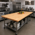 Thumbnail image #2 for John Boos 108-Inch x 30-Inch Edge Grain Northern Hard Rock Maple Work Table Top