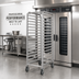 Thumbnail image #2 for Stainless Steel Single End-Load Rack for Double Rack Oven, 12 Slides
