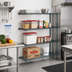 Thumbnail image #2 for Metro Super Erecta Metroseal 3 4-Shelf Add-On Wire Shelving Unit, 48W x 24D x 63H