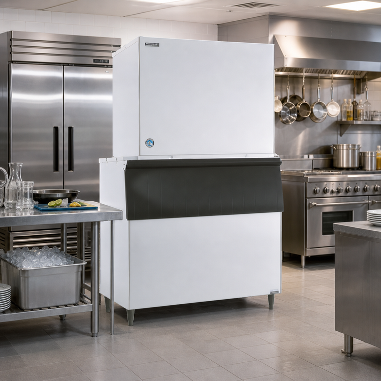 Product image #2 for Hoshizaki KM-2600SRJZ3 Remote Air-Cooled Crescent Cube Ice Maker, 2,617 lb/Day, 3-Phase