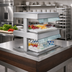 Thumbnail image #2 for Duke HotFrost HF64-2-FOL-FOL 64-Inch Dual Tier Cold Only Drop-In Merchandiser