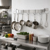 Thumbnail image #2 for Advance Tabco Special Value 60-Inch Wall-Mounted Single-Bar Stainless Steel Pot Rack with 9 Double Hooks