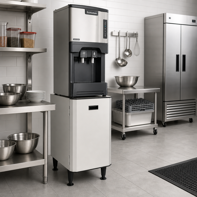 Product image #2 for Scotsman Meridian Enclosed Cabinet Machine Stand for HID207 Ice & Water Dispenser