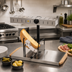 Thumbnail image #2 for Louis Tellier ALPAGE Countertop Raclette Cheese Melter with Knife, Stainless Steel
