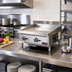 Thumbnail image #2 for IKON Cooking 24-Inch Countertop Natural Gas Thermostatic Control Griddle, 60,000 BTU, 1-Inch Polished Steel Plate