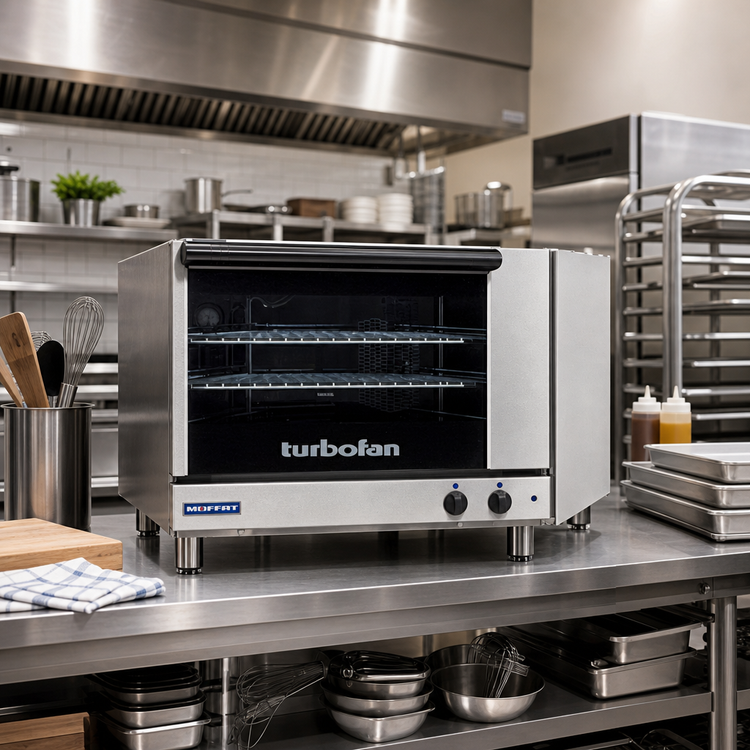 Product image #2 for Turbofan E27M2 Full-Size Manual Electric Countertop Convection Oven