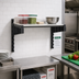 Thumbnail image #2 for Cambro Camshelving Elevation Series Wall-Mounted Solid Shelf Kit, 18 x 24 Inches, Brushed Graphite