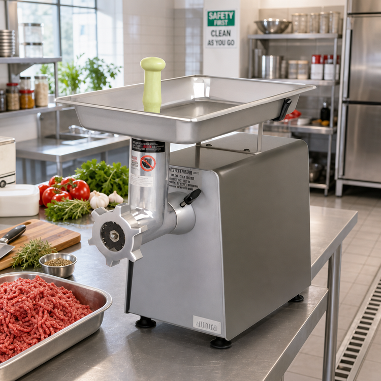 Product image #2 for Bench-Style Meat Grinder with #12 Attachment Hub, 1 HP
