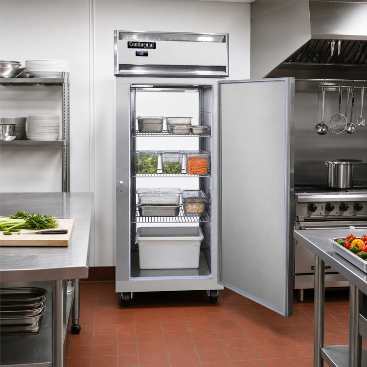 Product image #2 for Continental Refrigerator 1FXNSAPT Extra-Wide Pass-Thru One-Section Commercial Freezer