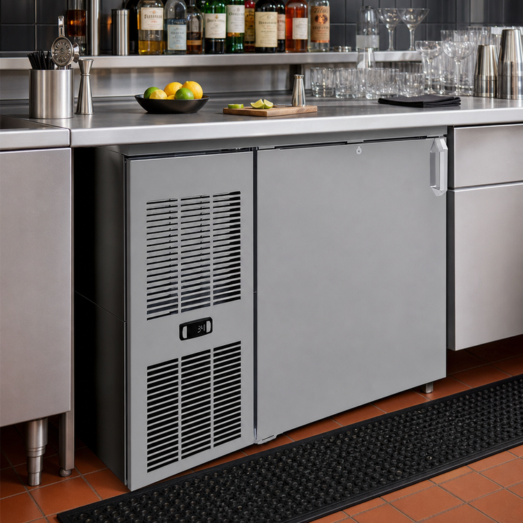 Product image #2 for Glastender CP1FL32 32-Inch Pass-Thru One-Zone Front-Serviced Low-Profile Back Bar Cooler