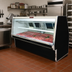Thumbnail image #2 for Howard-McCray 34E Series 124-1/2 In. Wide Red Meat Service Case, Remote Refrigeration, Straight Glass