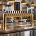 Thumbnail image #2 for Pass-Thru Countertop Air-Cooled 12-Faucet Draft Beer Tower with PVD Brass Finish