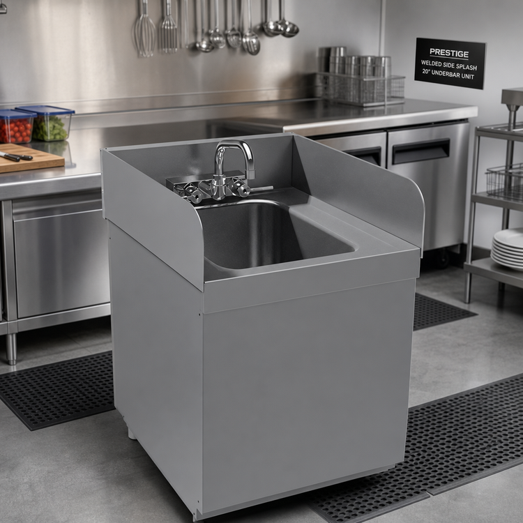 Product image #2 for Prestige Welded Side Splash for 20-Inch Underbar Unit