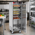 Thumbnail image #2 for FWE ETC-UA-12HD Full Height Non-Insulated Humidified Heated Transport Cabinet, 12 Universal Tray Slides