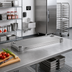 Thumbnail image #3 for Eagle Group Quik-Set 42 x 18 Inch Flat Solid Shelf, 14-Gauge 304 Stainless Steel, 1000 lb. Capacity